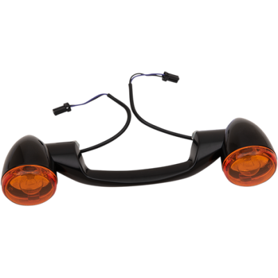 2020-1721, DRAG SPECIALTIES, Bullet Rear Light Bar - MODELS WITH CENTRAL STOP - Black