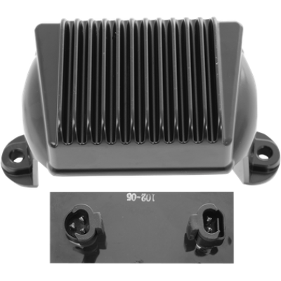 2112-0792, DRAG SPECIALTIES, VOLTAGE REGULATOR FLHT/FLHR/FLHX/FLTR 06-08 45/60Amp BLACK | alt partnumbers: 74505-06
