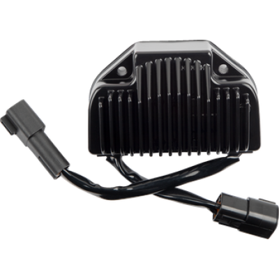 2112-1040, DRAG SPECIALTIES, VOLTAGE REGULATOR FXD/FXDWG 04-05 40Amp BLACK | alt partnumbers: 74631-04