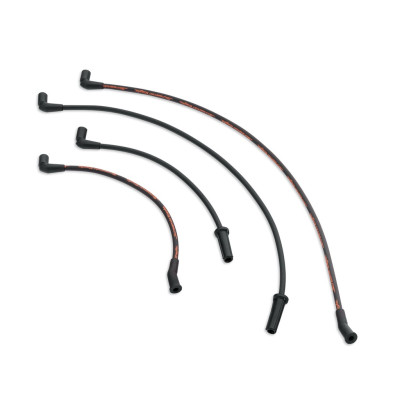 31600108, Harley-Davidson, SPARK PLUG CABLE SET SCREAMIN’ EAGLE® ’17+ TOURING AND TRIKE / Black