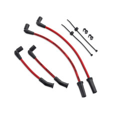 31600112A, Harley-Davidson, SPARK PLUG CABLE SET SCREAMIN’ EAGLE® ’18+ SOFTAIL / Red