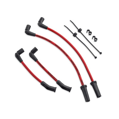 31600112A, Harley-Davidson, SPARK PLUG CABLE SET SCREAMIN’ EAGLE® ’18+ SOFTAIL / Red