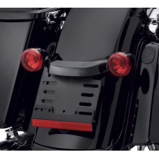 67800483, Harley-Davidson, Bullet Rear Light Bar - MODELS W/O CENTRAL STOP - Sinister black