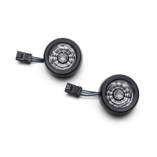 67801149, Harley-Davidson, Rear Signature LED Turn Signal Inserts Red run/brake/turn Smoked lens Domestic '18-later FLSB