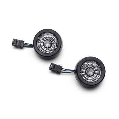 67801149, Harley-Davidson, Rear Signature LED Turn Signal Inserts Red run/brake/turn Smoked lens Domestic '18-later FLSB