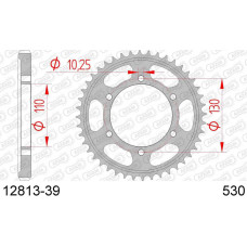 12813-39 звезда задняя (ведомая) стальная , 530, AFAM (JTR479.39)