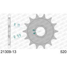 21309-13 звезда передняя (ведущая) стальная , 520, AFAM (JTF1590.13)