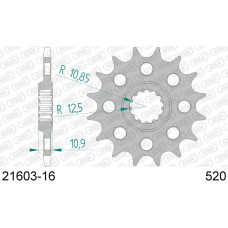 21603-16 звезда передняя (ведущая) стальная , 520, AFAM