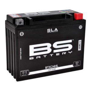 BTX24HL (FA) Аккумулятор BS SLA, 12В, 21 Ач 205x87x162, обратная ( -/+ ), (YTX24HL-BS)