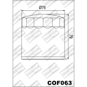 COF063 фильтр масляный МОТО (зам.C301, C312, C313)