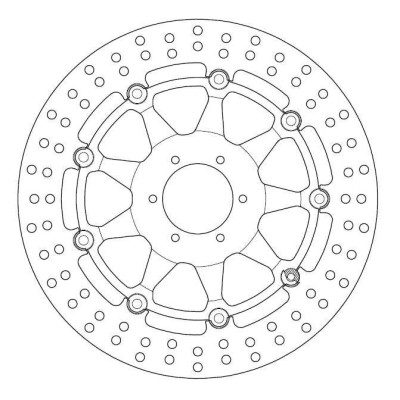 Тормозной диск Ferodo FMD0123RX