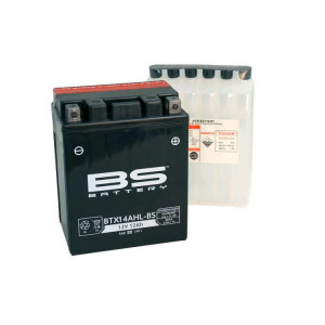 BTX14AHL-BS Аккумулятор BS AGM, 12В, 12 Ач 135x90x167, обратная ( -/+ ), (YTX14AHL-BS)