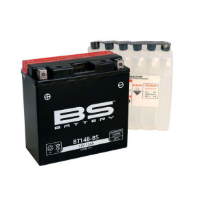 BT14B-BS Аккумулятор BS AGM, 12В, 12 Ач 150x69x145, прямая ( +/- ), (YT14B-BS)