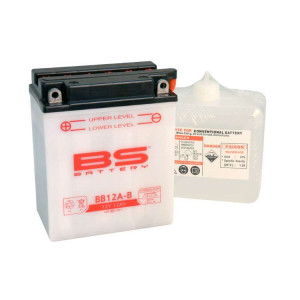 BB12A-B Аккумулятор BS , 12В, 12 Ач 134x80x160, прямая ( +/- ), (YB12A-B)