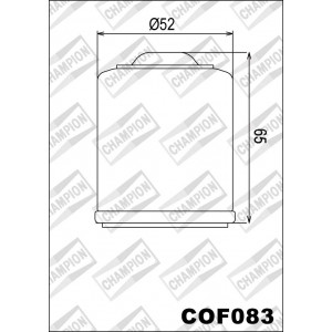 COF083 фильтр масляный МОТО (зам.C320)