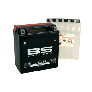 BTX16-BS Аккумулятор BS AGM, 12В, 14 Ач 150x87x161, прямая ( +/- ), (YTX16-BS)