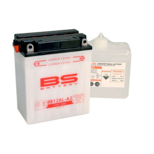 BB12AL-A2 Аккумулятор BS , 12В, 12 Ач 134x80x160, обратная ( -/+ ), (YB12AL-A2)