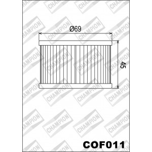 COF011 фильтр масляный МОТО (зам.X304)
