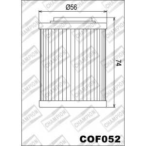 COF052 фильтр масляный МОТО (зам.X312)
