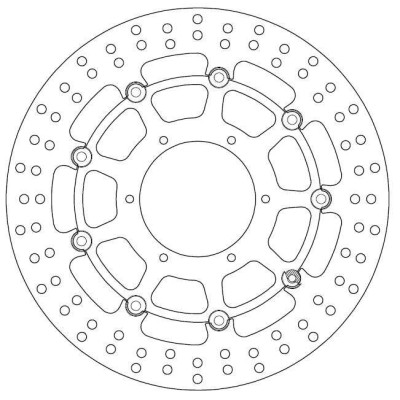 FMD0411RX Диск тормозной MOTO 1шт