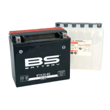 BTX20-BS Аккумулятор BS AGM, 12В, 18 Ач 175x87x155, прямая ( +/- ), (YTX20-BS)