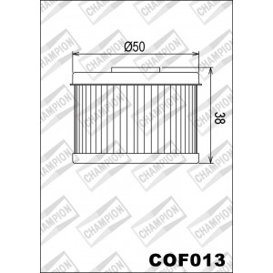 COF013 фильтр масляный МОТО (зам.X301/X356)
