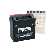 BTX20CH-BS Аккумулятор BS AGM, 12В, 18 Ач 150x87x161, прямая ( +/- ), (YTX20CH-BS)
