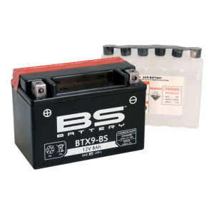 BTX9-BS Аккумулятор BS AGM, 12В, 8 Ач 150x87x105, прямая ( +/- ), (YTX9-BS)