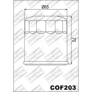 COF203 фильтр масляный МОТО (зам.F306)