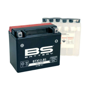 BTX12-BS Аккумулятор BS AGM, 12В, 10 Ач 150x87x130, прямая ( +/- ), (YTX12-BS)