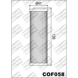 COF058 фильтр масляный МОТО (зам.X340)
