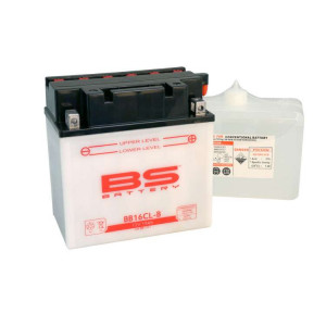BB16CL-B Аккумулятор BS , 12В, 19 Ач 175x100x175, обратная ( -/+ ), (YB16CL-B)