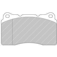 Передние cпортивные тормозные колодки Ferodo Racing DS 2500 FCP1334H