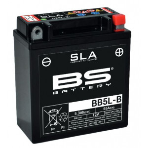 BB5L-B (FA) Аккумулятор BS SLA, 12В, 5Ач, 65 А 120x60x130, обратная ( -/+ ) (YB5L-B)