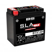 BTX14H (FA) Аккумулятор BS SLA MAX, 12В, 14 Ач, 220 А 150x87x145, прямая (+ / -), (YTX14H) NEW-BMW