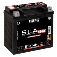 BTX14HL (FA) Аккумулятор BS SLA MAX, 12В, 14 Ач, 350 А 149x87x144, обратная (- / +), (YTX14HL)