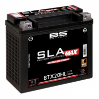 BTX20HL (FA) Аккумулятор BS SLA MAX, 12В, 20 Ач, 290 А 176x87x154, обратная (- / +), (YTX20HL)