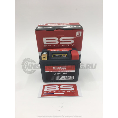 BSLI-02 Аккумулятор BS-Lithium 12В 2 Ач, 24 Wh, 140A 106x56x85, обратная ( -/+ )