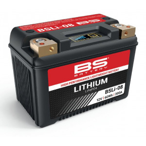 BSLI-08 Аккумулятор BS-Lithium 12В 5 Ач, 60 Wh, 300A 148x86x105, обратная ( -/+ )