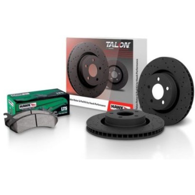 КОМПЛЕКТ ЗАДНИЙ. TOYOTA LC200, LEXUS LX570 ; Тормозные диски HAWK + КОЛОДКИ LTS; HKC5011.590Y