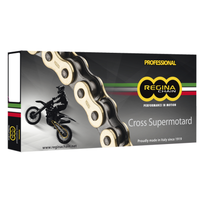 428RH2-134 Цепь для мотоцикла 428 / 134 звен. (126RH2/022), REGINA CROSS-SUPERMOTARD