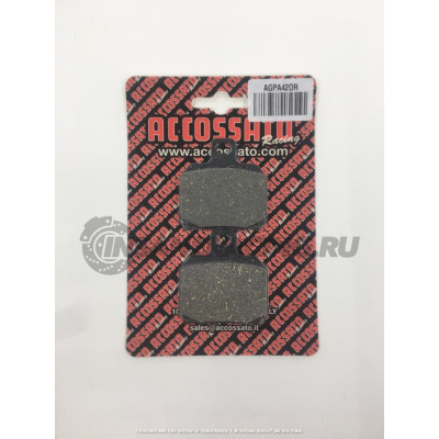 AGPA42OR Тормозные колодки Accossato Organic (FDB2074)