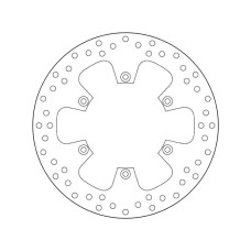 68B407F0 Тормозной диск Brembo