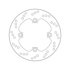 Тормозной диск BREMBO 68B40749 для мотоцикла HONDA CBR, VTR