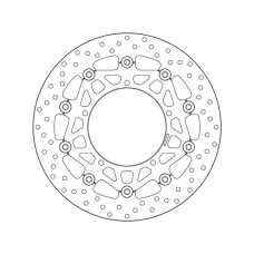 Тормозной диск BREMBO 78B40871 для мотоцикла Yamaha FZ1, YZF