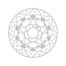 Тормозной диск BREMBO 78B40880 для мотоцикла DUCATI MONSTER, PANIGALE