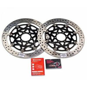 208A98553 Тормозные диски T-Drive Front Rotors BMW S 1000 RR HP4, 2013- Brembo Racing к-т 2шт