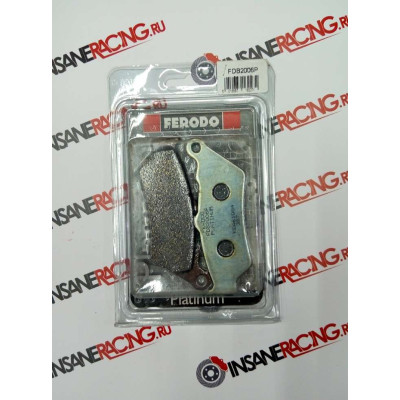 Ferodo FDB2006P Тормозные колодки дисковые MOTO, блистер 2 шт
