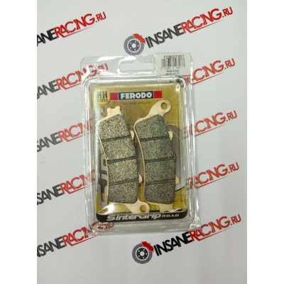 Ferodo FDB2073ST Тормозные колодки дисковые MOTO, блистер 2 шт (07H042SA и 07H04206)