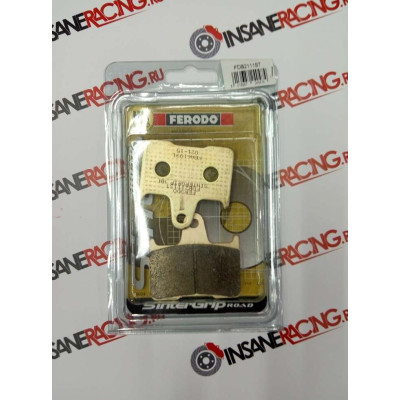 Ferodo FDB2111ST Тормозные колодки дисковые MOTO, блистер 2 шт